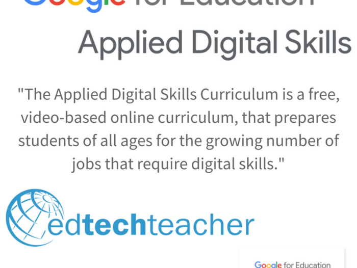 Google's Applied Digital Skills Curriculum