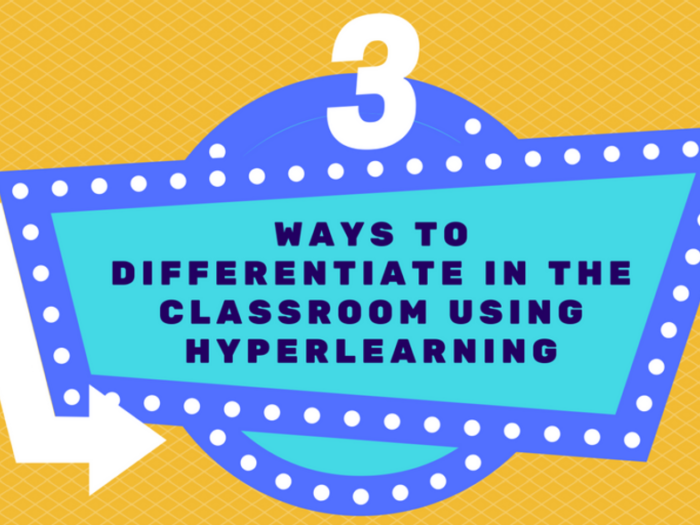 3 Ways Differentiating learning with Hyper Docs